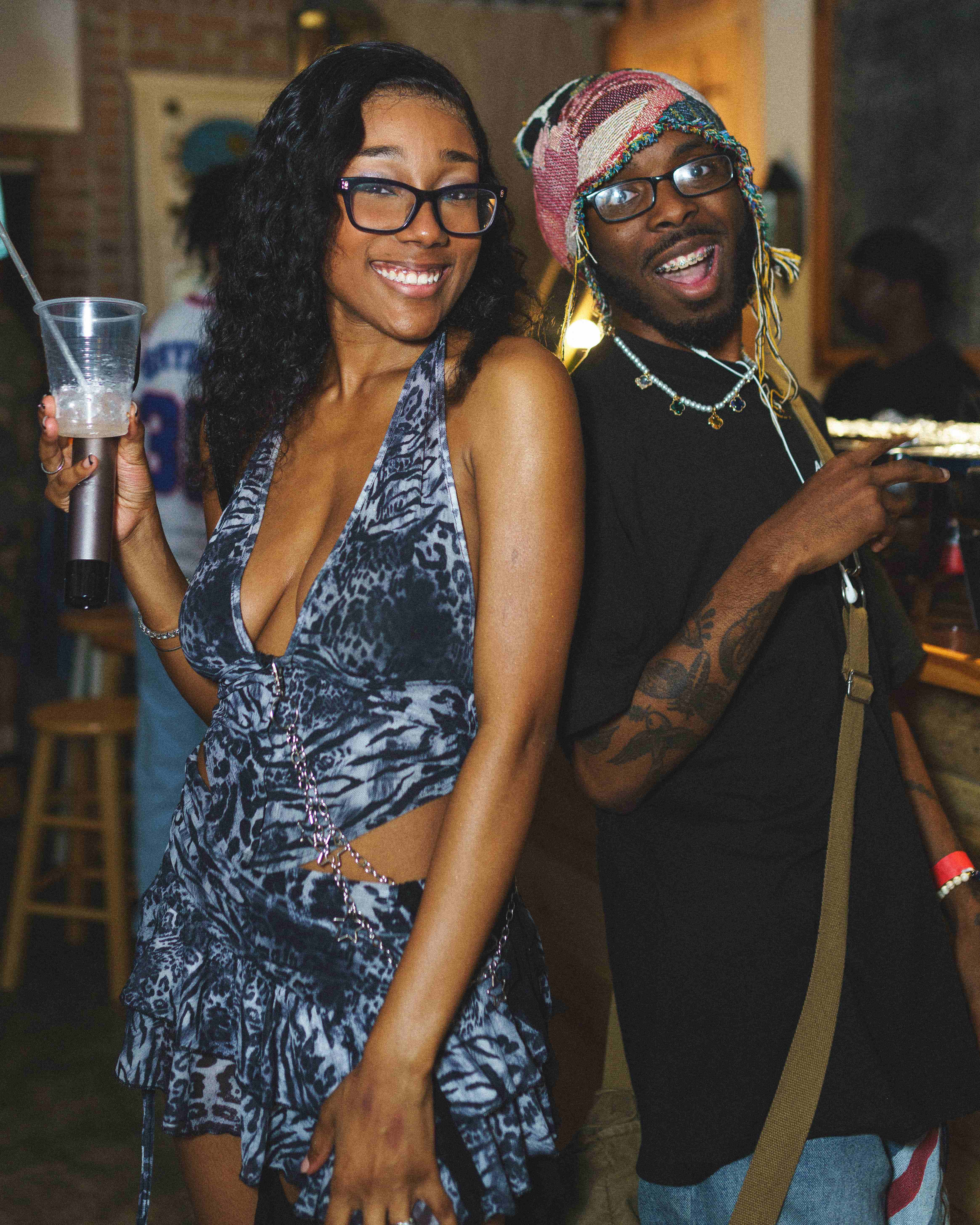 ViBE community members at party